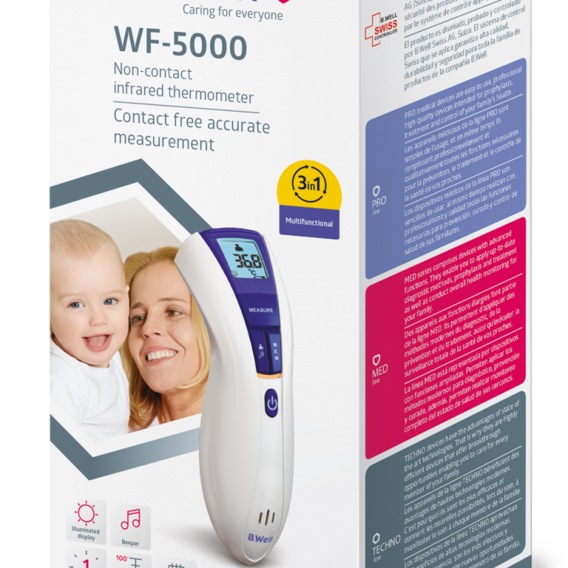 Nhiệt kế hồng ngoại B.Well Swiss WF-5000